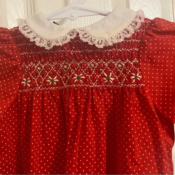 Vintage Polly Flinders Smocked Dress - Picture 6 of 10